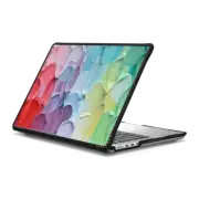 MacBook Pro 14-inch (M1 - M4) Impact Case Warm Polka Daub Feathers