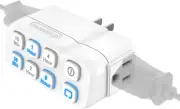 Fosmon Countdown Plug-In Timer Dual Outlet, Indoor Light Timer for Electrical Ou