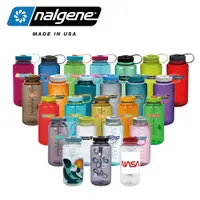 在飛比找PChome24h購物優惠-[美國Nalgene 1000cc 寬嘴水壺