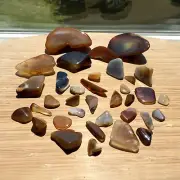 1LB Lot Polished Agate Crystals Tumbled Stones Geode Slices Mixed Natural Rocks