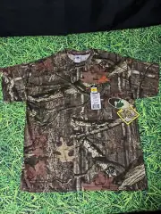 NEW Mossy Oak Infinity Break-Up Mens Camouflage Camo Real Tree T-Shirt XL