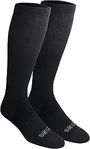 Dickies Men's Light Comfort Compression Over-The-Calf Socks, Available in M-XXL (2, 4 Pairs)