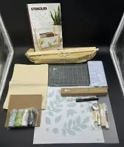 KiwiCo Maker Crate Stenciled Book Holder Kit OPEN BOX DIY Crafts Homemade