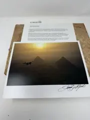 National Geographic Photo Jim Sanfield, Vickers Vimmy over Giza 1995 8" x 10"