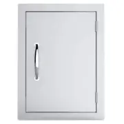 Sunstone Stainless Steel Vertical Access Door Pre-Cut Holes Flush Styled Frame