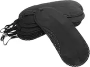 Toddmomy 12pcs Adjustable Eye Mask for Party Games Stylish Blindfolds with Elastic Straps Eye Covers for Various Activities for Board Games and Travel