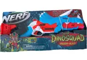 Nerf DinoSquad Tricera-blast Blaster, Break-Open 3-Dart Loading, 12 Nerf Darts