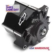 Proform 141-147, One Alternator Raised Bowtie Emblem Black Performance Parts