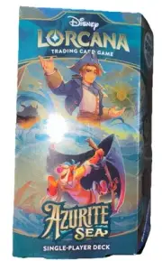Disney Lorcana Azurite Sea Starter Deck - Amber Ruby