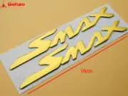 Gold SMAX Fuel Tank Fairing Badges Decal Stickers 3D for Smax155 Motorcycle