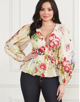 Guess Marciano Glorious Garden Mira Top Size Small