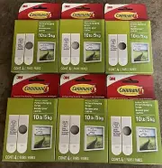 6 Packs (24 pair) 3M Command Medium Picture Hanging Strips Max Hold 12 lbs.