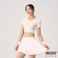 在飛比找momo購物網優惠-【Mollifix 瑪莉菲絲】A++前拉鍊無縫短袖BRA T