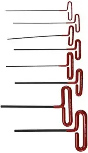 46587 Hex Tip Cushion Grip Loop T-Handles Set w/ProGuard Finish,6",8 PC, Mult...
