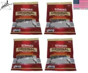 4x Simms Original Beef Jerky 2.85 OZ Ounce Premium Cuts Natural Smoke Flavor Bag