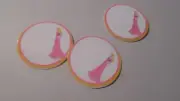 Pre Cut One Inch Bottle Cap Images SLEEPING BEAUTY AURORA Free Shipping