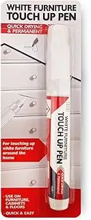 [ZOPPER] White Furniture Touch-Up Pen for Effortless Repair of Wood Floors, Cabinets, and Laminate Surfaces from Scratches