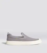 Women's Knit Light Grey Slip-on Sneakers | IBI SLIP-ON