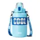 【藍色】迪克1000ml不鏽鋼保溫壺 吸管冰霸杯 雙飲杯 316不銹鋼 保冷保溫瓶 不銹鋼水壺 保溫瓶 水壺