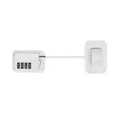 Refrigerator Door Lock with Password, Child Proof Door Lock for Kitchen Refrigerator, Cabinets and Drawers, Closets, Windows (White)