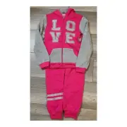 BRAND NEW Diva Hoodie 2 Piece Glitter Love Activewear Pant Set Size 6/6X NWT