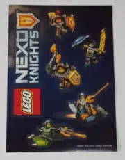 2016 LEGO Nexo Knights Sticker Sheet HEROES (6 Stickers) NEW