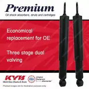 2x Rear KYB Premium Shocks for Fiat 131 131A1 131B2 124 124A 132C 125BC 132AC (for: Fiat)
