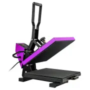 15x15 inches Purple Color Heat Press Machine Digital Control System High Precision Machine Hot Press Machine For T Shirt