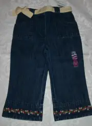 Gymboree STRAWBERRY PATCH Denim Jean Pants NWT 2T 3T