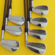 Taylormade P-7MB iron set 4 to PW Steel Black dynamic gold 115 S400 Stiff NEW