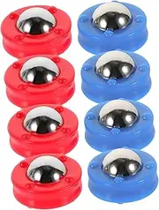 ibasenice Foosball Shuffleboard Balls 8pcs Rolling Bead Kit Plastic and Steel for Boys and Girls Game