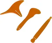 Ipetboom 1set Beeswax Massage Stick for Beauty and Skin Care Smooth Scraping Tool for Face Neck Present for Friends and Family Durable and Skin Friendly Design 3pcs