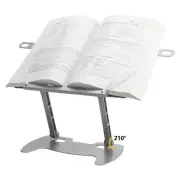 Metals Book Stand for ReadingBase with Non-Slip Pads Adjustable Textbook Read...