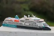 Rare Aurora Expeditions' Sylvia Earle Cruise Ship Model 1:345