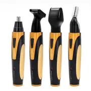 4 in 1 Rechargeable Electric Nose Hair Trimmer Removal Clipper Shaver Machine Beard Eyebrow Trimmer for Men Nose Hair Cutter