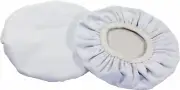 WEN 6010A4 6-Inch Terry Cloth Applicator Bonnets,2-Pack for Waxing and Polishing
