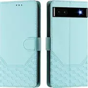 Compatible with Google Pixel 6a 5G Wallet Cover,Compatible with Google Pixel 6a 5G Card Holder Flip Stand PU Leather Phone Case BHL