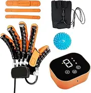 FXNFXLA Upgraded Rehabilitation Robot Gloves, Portable Finger Trainer Hand Exercisers for Therapy, Hand Strengthening Devices for Stroke Hempiplegia Patient