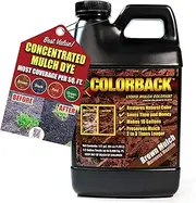 COLORBACK Mulch Liquid Color Concentrate, 6,400 Square Feet Coverage, 1/2-Gallon, Brown