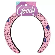 Goody Girls Ouchless Headband Cushioned Fabric Retro Pink Nostalgia Collection