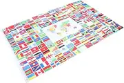 Alipis Flag Hanging National Banner Flag Banner Decoration National Flag Banner Decorative World Flag Banners Backdrop World Flag Banner Wall Decor Large World Flag Banner