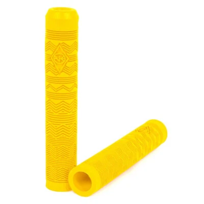 SHADOW CONSPIRACY GIPSY BMX GRIPS + BAR ENDS CULT GT HARO SE SUBROSA YELLOW NEW
