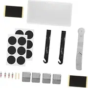 Kisangel Tire Repairing Tool Set Bike Tire Patch Kit Bicycle Repair Kit for Outdoor