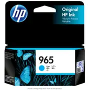 HP 965 Ink Cartridge - Cyan 700 Pages for OfficeJet Pro 9010 / 9012 / 9018 / 9019 / 9020 / 9028 Printer [3JA77AA]
