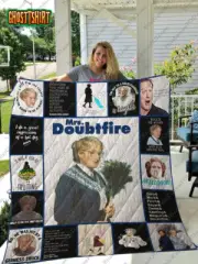 Mrs Doubtfire Blankets, Mrs Doubtfire Fleece Sherpa Blanket Soft and Cozy