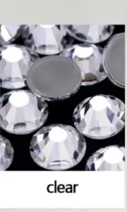 Ss20 1440p Round Clear Flat Back Loose Crystal Glass Diamante Hot Fix