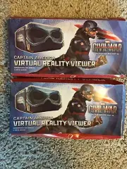 (2) Lot New Captain America Virtual Reality Viewer-Kelloggs Promotion