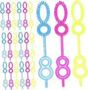 LRXIYODE 100Pcs Bubble Blower for Fun Outdoor Bubble Making Wands Safe and Bubble Tools for Creative Play Random Color for Parties and Summer Fun