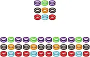 5sets 9pcs Silicone Scissors Finger Rings Scissor Grips for Pet Grooming and Hairdressing Easy to Install Durable Non Slip for Home and Salon Use 9pcs*5
