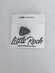 NWT Vintage A Little Rock From Little Rock Gold Tone Lapel Pin pebble stone D154